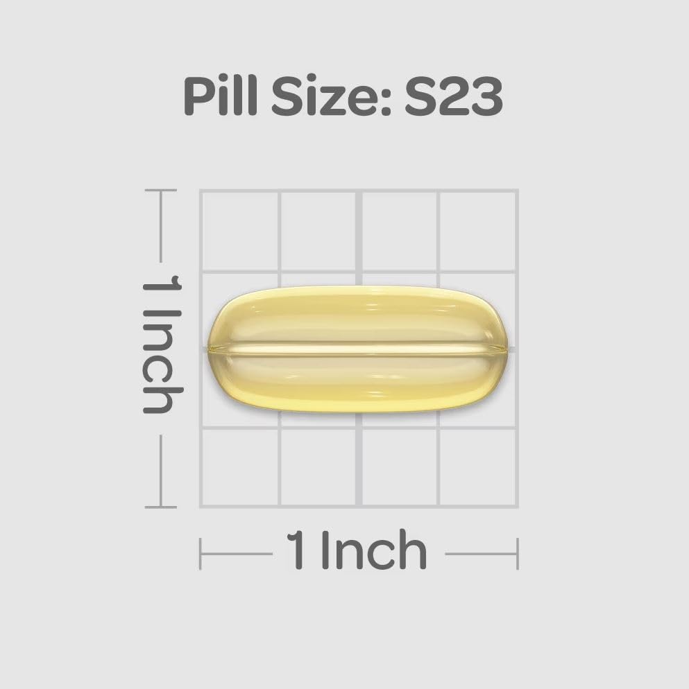 Puritan's Pride flax oil bottle with supplement facts panel