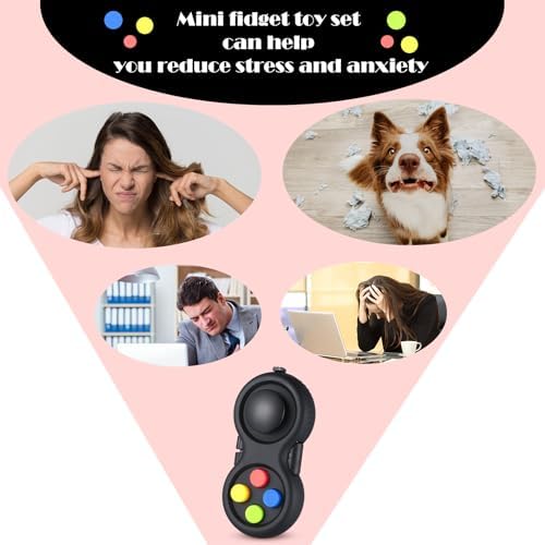 Durable ABS plastic gear rollers and switches on anxiety reduction device