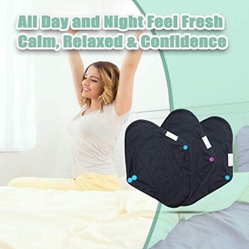 Wegreeco reusable menstrual pads 6 pack with accessories for period care.