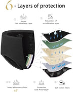 Allbase reusable leakproof briefs showing comfortable waistband