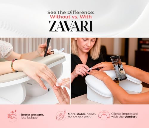 White PU leather nail arm rest cushion for salon table