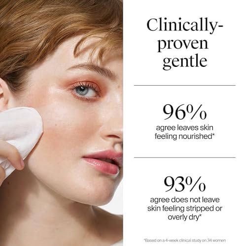 Dermatologist tested disposable face wipes with triple emollient formula