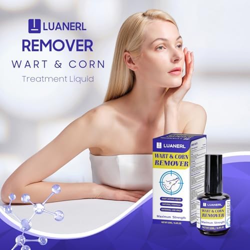 Comparison of skin texture before and after using Luanerl salicylic acid remover.