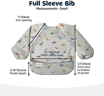 Tiny Twinkle recycled polyester stain resistant baby bib material texture view