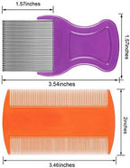 Close up of Maitys metal teeth nit removal comb for effective hair grooming.