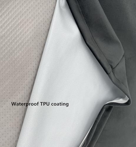EechicSpace 36 x 24 x 3 inch pet mattress sleeve demonstrating its water resistant internal lining.