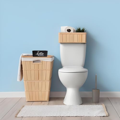 Moorfowl bathroom wipes container showing center opening