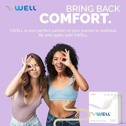 Complete VWELL pelvic floor muscle exerciser system in original packaging