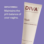 PH balanced DIVA Wash for gentle and effective period care cleaning
