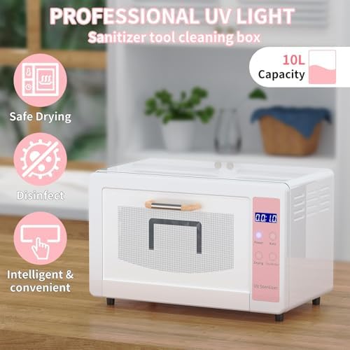 Yofuly 10L beauty tool cabinet showing internal tray