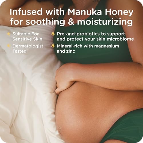 Prebiotic and probiotic infused deodorant for skin microbiome support.