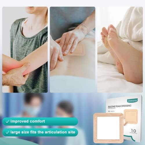 Dimora waterproof wound care bandage showing the 5-layer absorbent structure