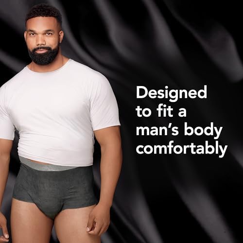 Depend four in one skin guard technology underwear fabric texture