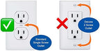 Detailed view of the sliding mechanism on Safety Innovations outlet cover.