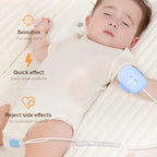 Wearable nocturnal enuresis alarm for boys and girls in blue colorway