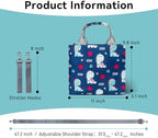 Pheben travel tote interior compartment and pockets