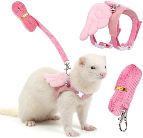 YBEATY small animal vest harness with safety bell attached