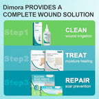 Dimora skin and wound care solution for family first aid kits.