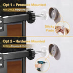 InnoTruth walk through pet gate showing the two way swing mechanism