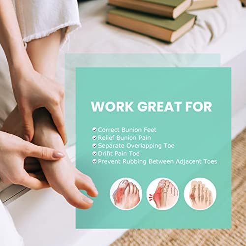 Washable and reusable silicone toe spreaders for men and women