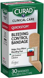 Curad instant clotting technology sterile adhesive strips for minor cuts
