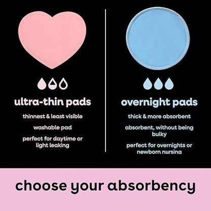 Bamboobies leak-proof nursing pads stacked