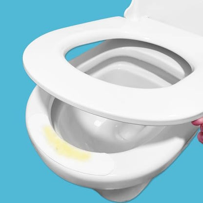 JuGeoZhi packaging layout demonstrating how the 7 pieces of toilet splash shields are stored.