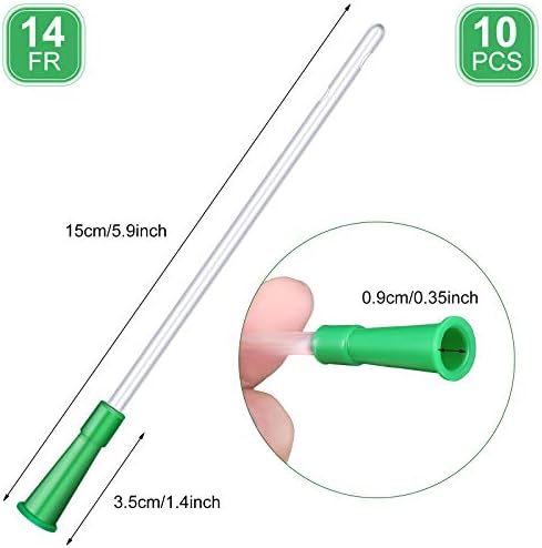 Nuanchu clear enema replacement hose with rounded tip for smooth insertion