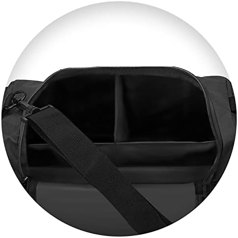 Inside view of ASA TECHMED trauma bag featuring removable foam divider and large main compartment.