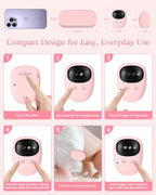 High sensitivity wireless transmitter showing skin-friendly rubber sensor.