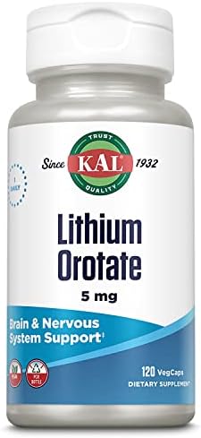 Imported KAL Lithium Orotate dietary supplement for stress management