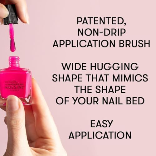 Professional nail application using Nails Inc Grip Hold Primer