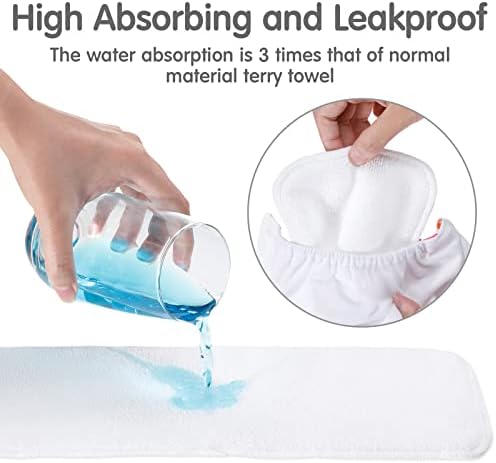 Waterproof storage bag included with diaper inserts