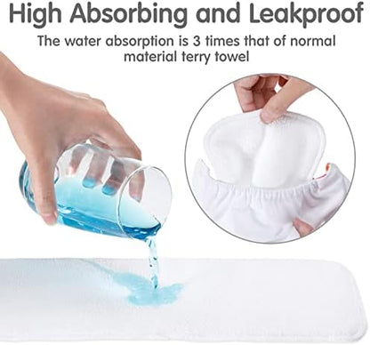 Waterproof storage bag included with diaper inserts