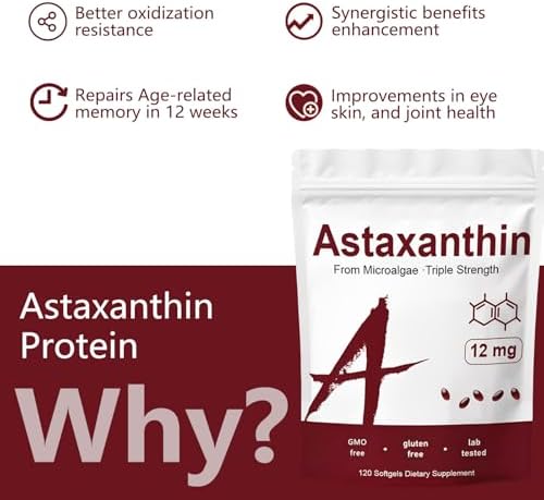 Authentic USA imported premium astaxanthin four month supply product overview
