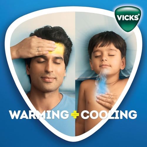 Side view of Vicks VapoRub Xtra Strong balm highlighting 6 cold symptom relief.