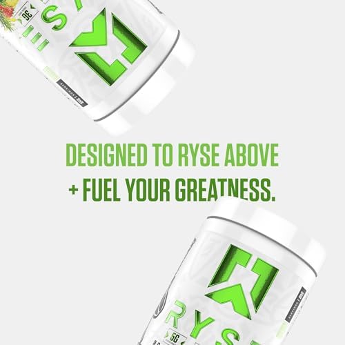 Ryse Up Supplements product packaging close up
