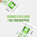 Ryse Up Supplements product packaging close up
