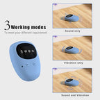 TENQIU wireless bedwetting alarm receiver showing the long distance wireless indicator light.