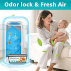 Qltytoy diaper pail refill bags compatible pail installation display