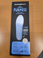 Side profile of Superfeet Blue trim-to-fit professional grade insoles