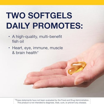 Metagenics premium high potency fish oil lemon lime flavor softgels packaging