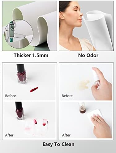Professional nail art workstation setup with Lionvison mat