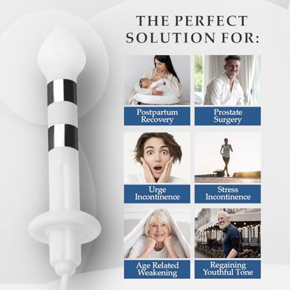 Close up of the ergonomic bulb tip on the K-fit KM-502 rectal probe.