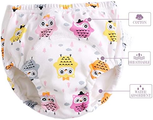 Elastic waistband and snug leg curves on SUOBUDE pink toddler training underwear for leak prevention.