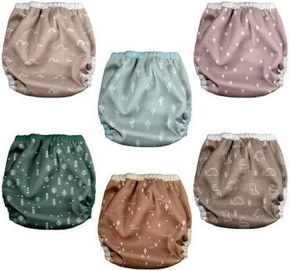 Mama Koala Simply Neutrals cloth diaper cover snap details