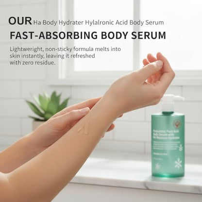 ETUIH hydrating body care serum showcasing the transparent gel texture for skin firming.