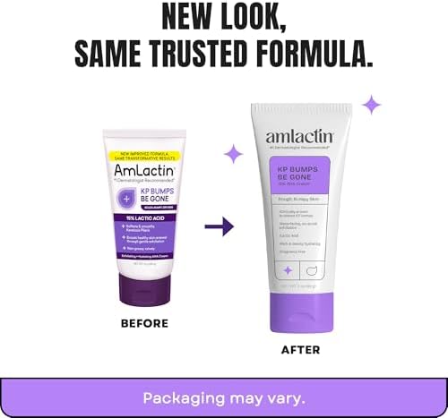 AmLactin KP Bumps Be Gone - Therapeutic Body Cream for Keratosis Pilaris - No-Scrub Exfoliator and Body Moisturizer for Dry Skin with 15% Lactic Acid AHA, 3 oz (Packaging May Vary) - Image 3