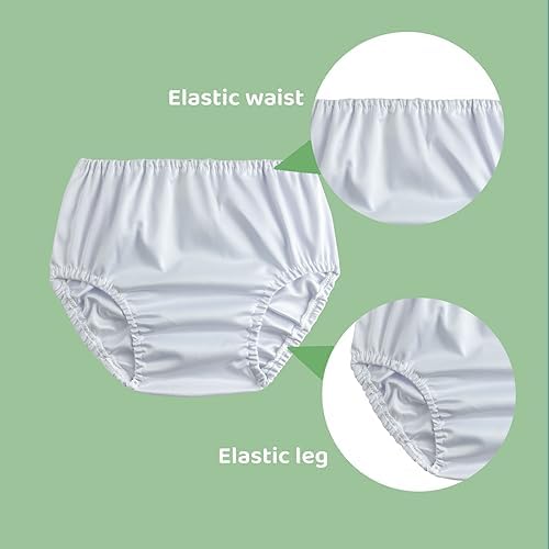 Premium plastic underwear covers for potty training 4 pack packaging