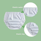 Premium plastic underwear covers for potty training 4 pack packaging